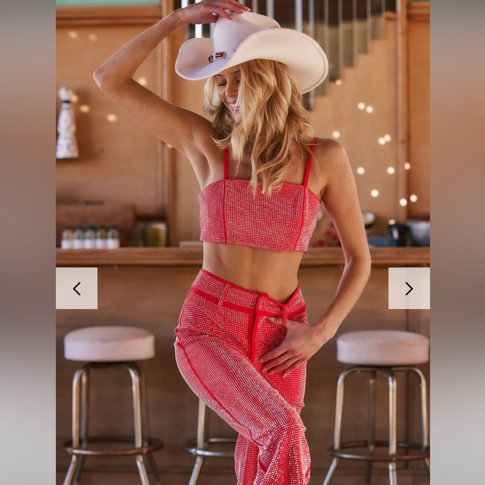 12th Tribe Ace Red Rhinestone Top (small)